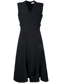 платье с запахом и оборками Carven