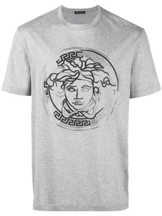 Medusa embroidered T-shirt Versace