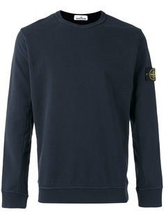 толстовка с заплаткой с логотипом Stone Island