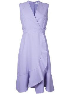 платье с запахом и оборками Carven
