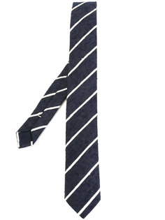 плетеный полосатый галстук Eleventy