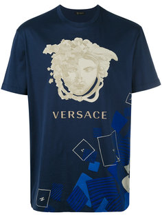 logo print T-shirt Versace