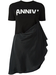футболка с драпировкой Mm6 Maison Margiela
