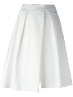 плиссированные асимметричные шорты Jil Sander