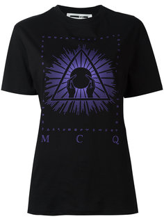 футболка с принтом Illuminati McQ Alexander McQueen