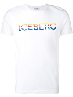 футболка с принтом логотипа Iceberg