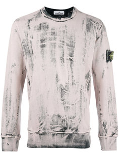 толстовка с абстрактным принтом Stone Island