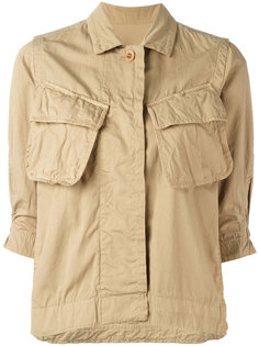 crinkled military jacket Sacai