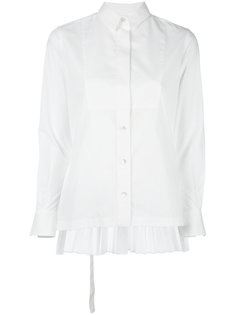 pleated poplin shirt Sacai