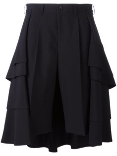 юбка-шорты с многоярусной отделкой Comme Des Garçons