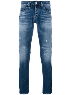 джинсы кроя слим с потертой отделкой Cycle