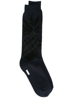 pineapple jacquard socks Sacai