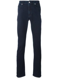 slim jersey-effect denim jeans Versace