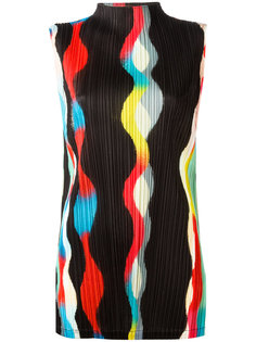 плиссированный топ с высоким горлом Pleats Please By Issey Miyake