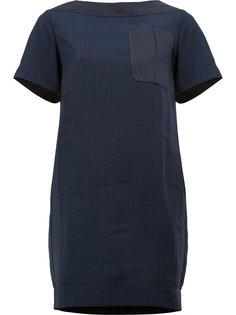 pinstriped patch pocket dress Sacai