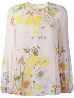 блузка с цветочным принтом Giambattista Valli