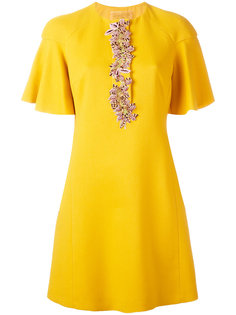 платье с декорированными цветами Giambattista Valli