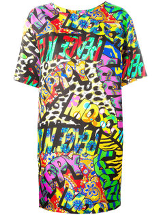 logo print dress Moschino