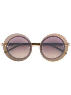 круглые солнцезащитные очки Loree Rodkin Sama Eyewear
