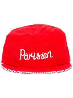 parisien embroidered cap Maison Kitsuné
