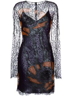 sequin embroidered lace dress Nina Ricci