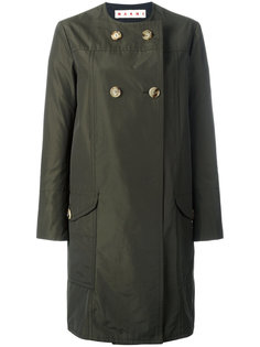 collarless buttoned coat Marni