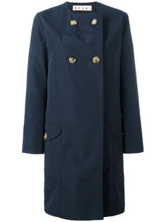 collarless buttoned coat Marni