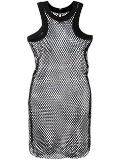 fishnet tank dress Sacai