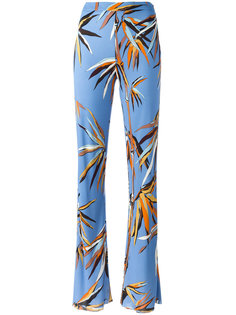 расклешенные брюки с абстрактным принтом Emilio Pucci
