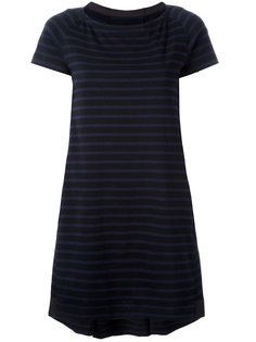 striped A-line dress Sacai