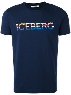 футболка с принтом логотипа Iceberg