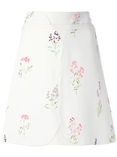 юбка с цветочным принтом Giambattista Valli