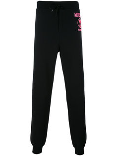 спортивные брюки с принтом фламинго Moschino