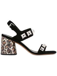 босоножки с леопардовым принтом на каблуке Marc Jacobs