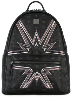 рюкзак с принтом логотипа MCM