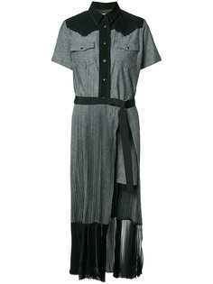 slit shirt dress Sacai