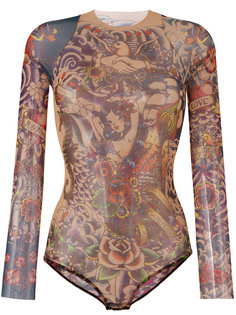 tattoo motif printed body Dsquared2