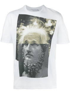 Einstein statue print T-shirt Neil Barrett