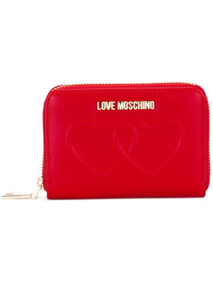 кошелек с круговой застежкой-молнией Love Moschino