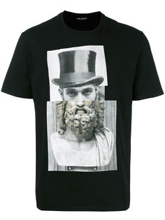 top hat statue print T-shirt Neil Barrett