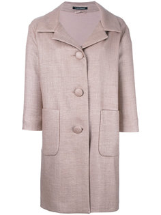 пальто на пуговицах с рукавами три четверти Luisa Cerano