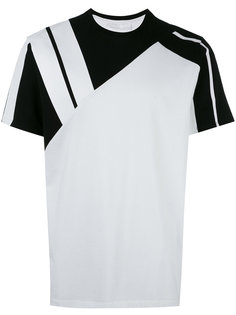 striped panelled T-shirt Neil Barrett