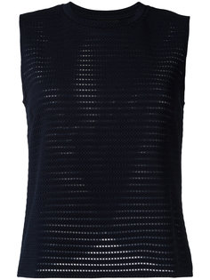 топ с перфорацией  Emporio Armani