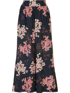 floral print cropped trousers Rebecca Taylor