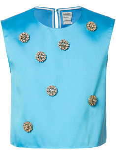 embellished cropped top Maison Rabih Kayrouz