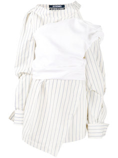 stripe asymmetric dress  Jacquemus