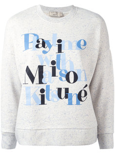 playtime print sweatshirt Maison Kitsuné