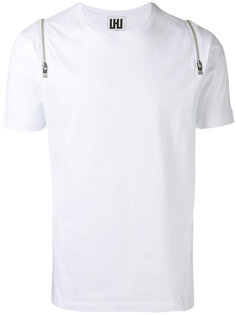 zipped shoulders T-shirt Les Hommes