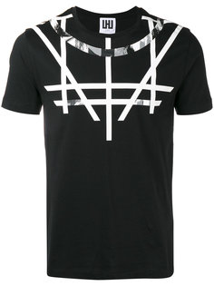 geometric print T-shirt Les Hommes
