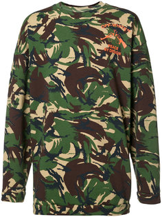 camouflage logo sweatshirt  Off-White
